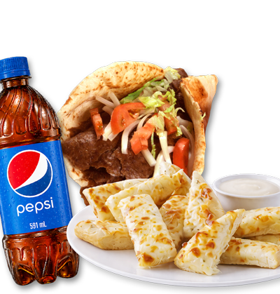 Pizza Pro Small Donair & Garlic Fingers & Pop